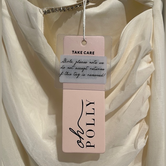 Oh Polly Cream Mini Dress NWT - Picture 10 of 10